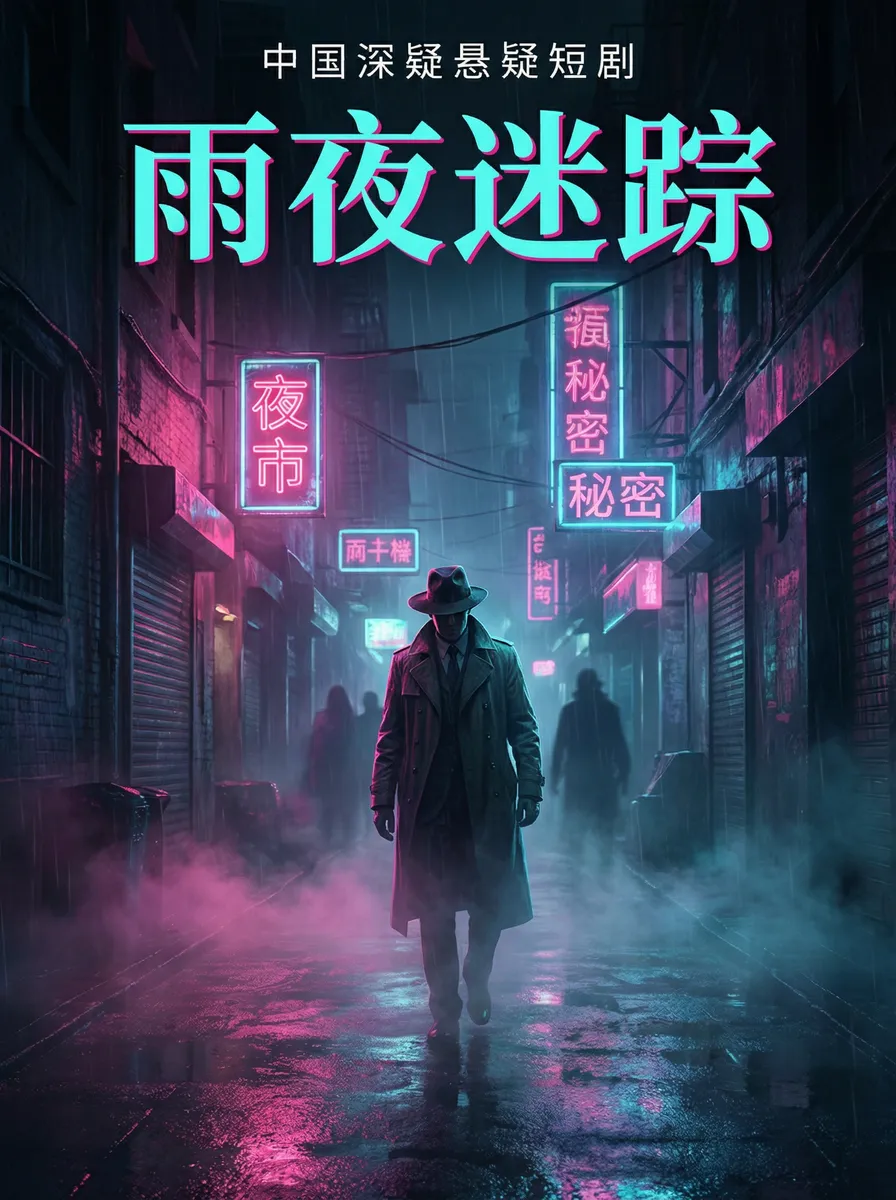 日本道日本道1区2区3区 悬疑追踪短剧 - 雨夜迷踪海报